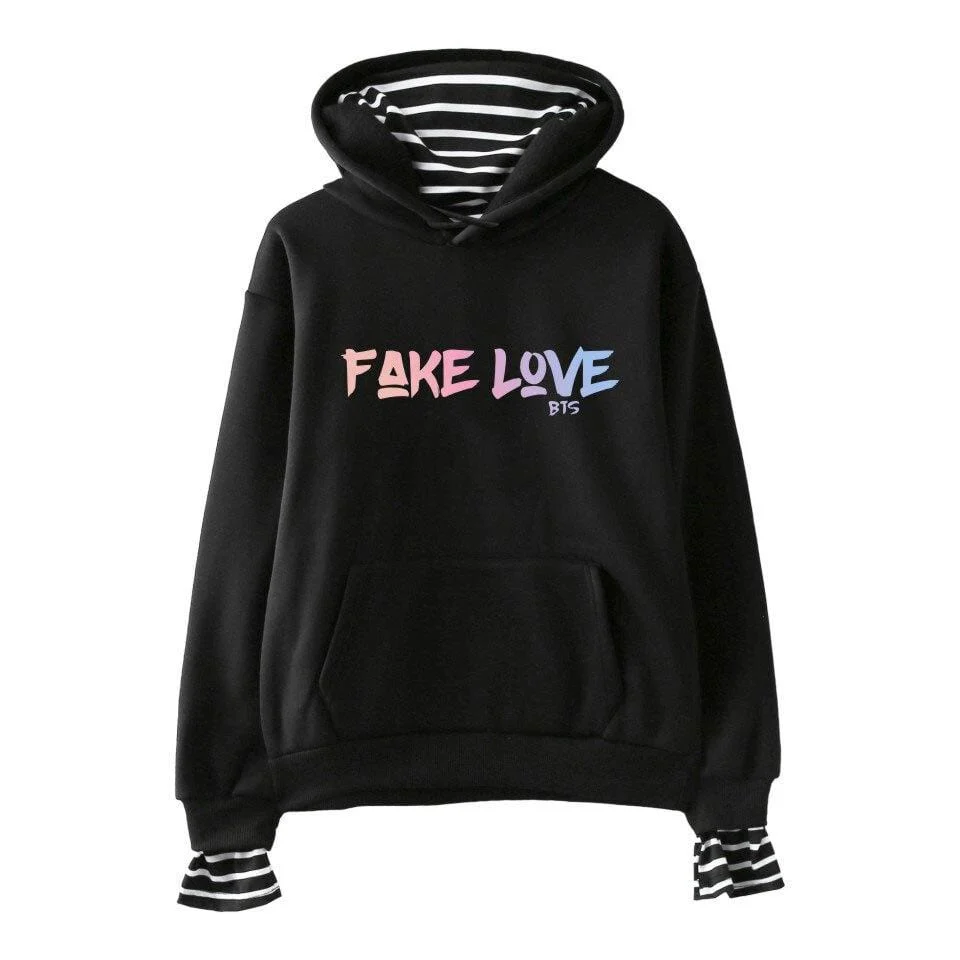 Sweat à capuche BTS - Fake Love - Image 4